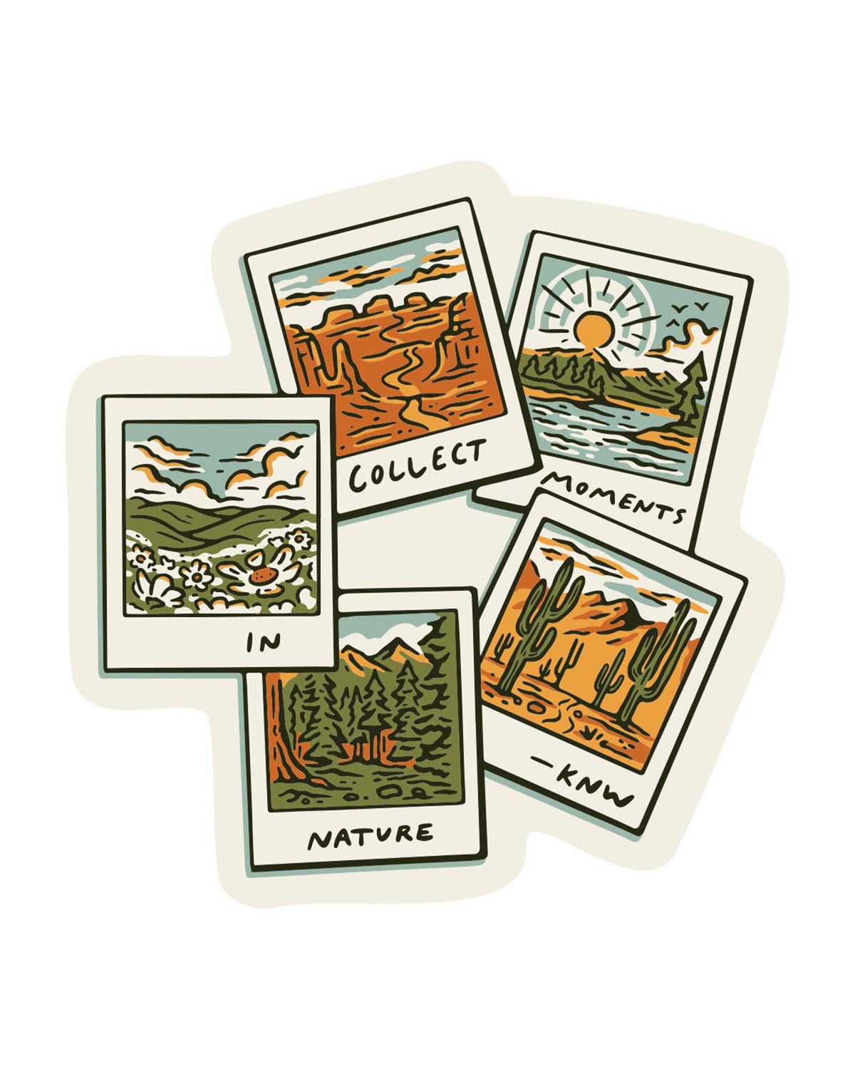 Collect Moments in Nature Sticker