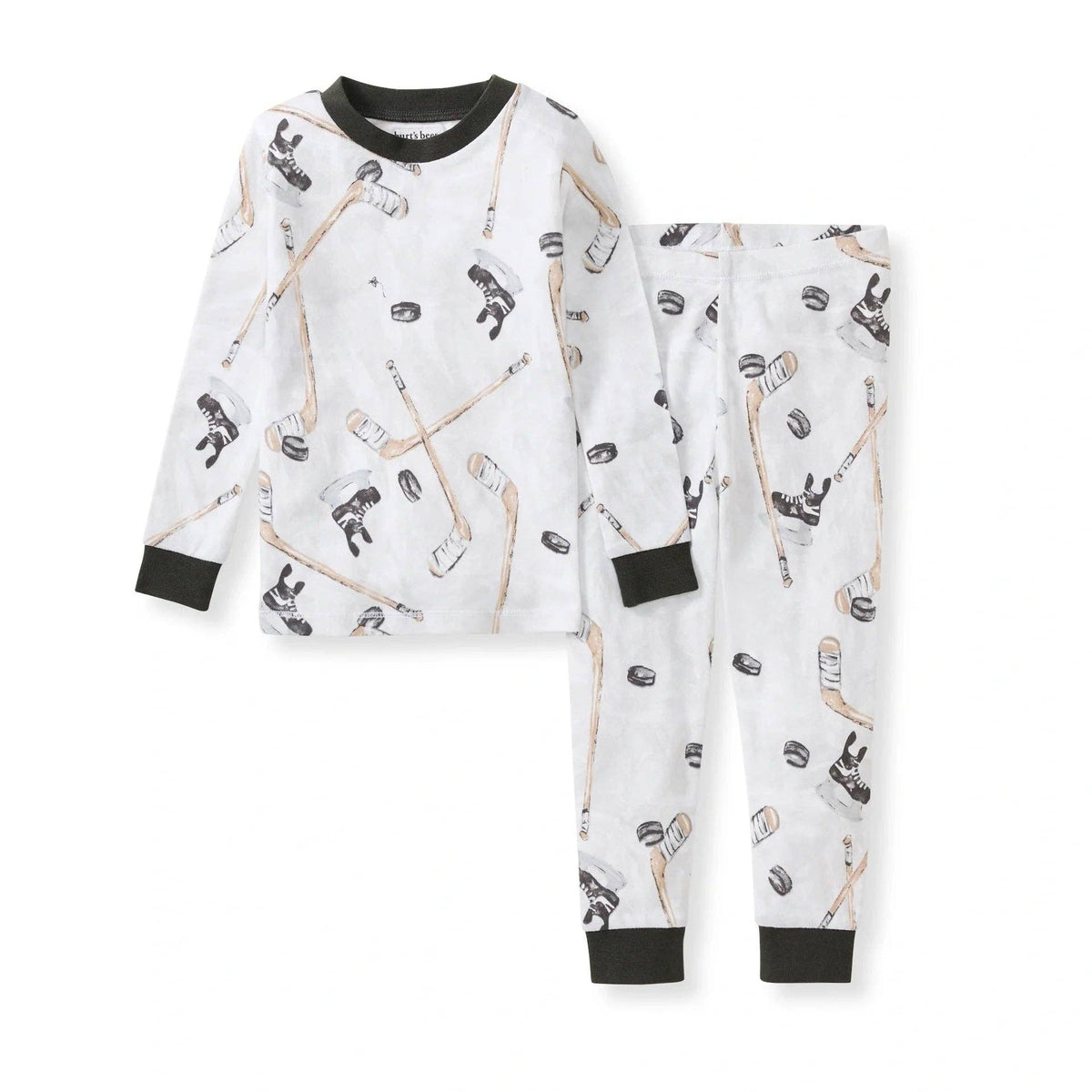 Hockey Season Organic Cotton Two-Piece Pajamas