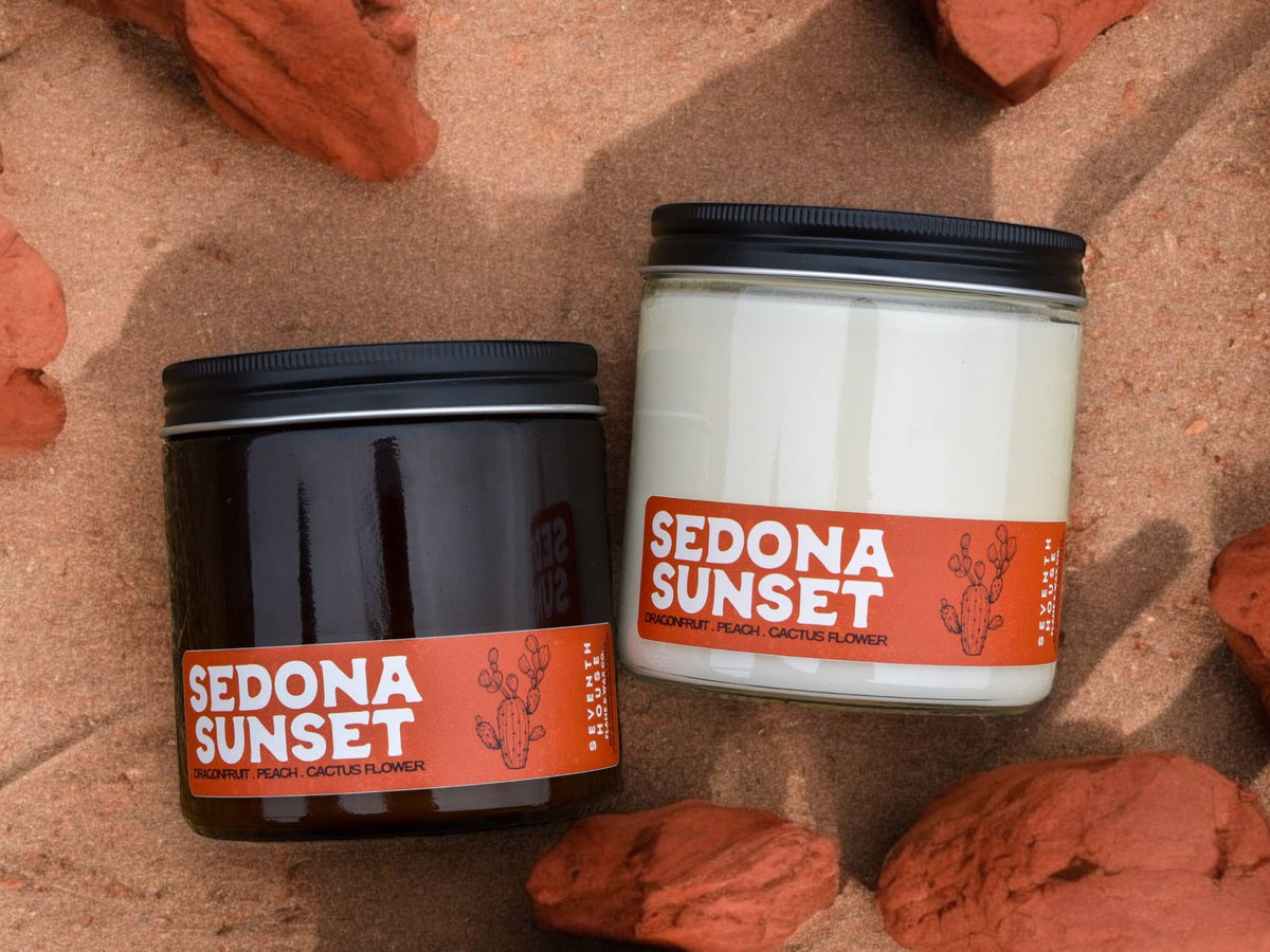 Sedona Sunsete - Dragonfruit, Cactus, Peach Candle