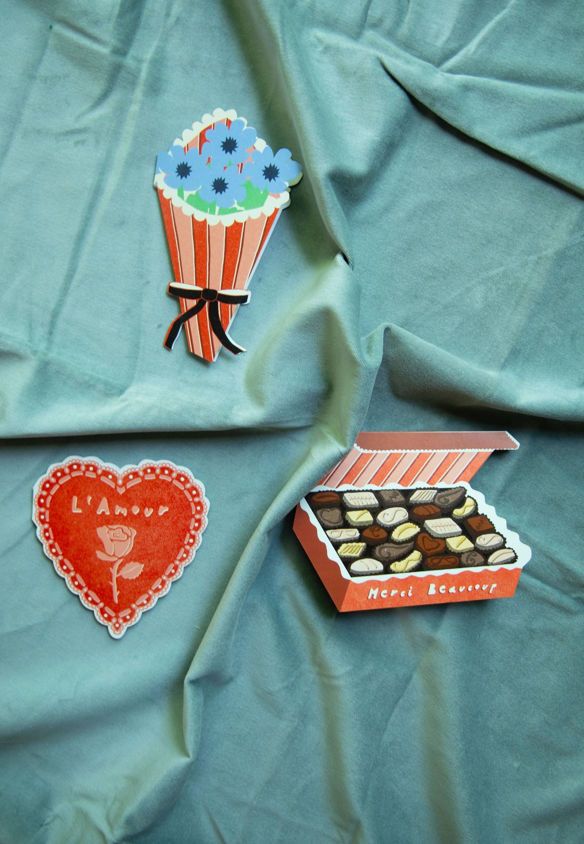 Flower Bouquet Mini Cards