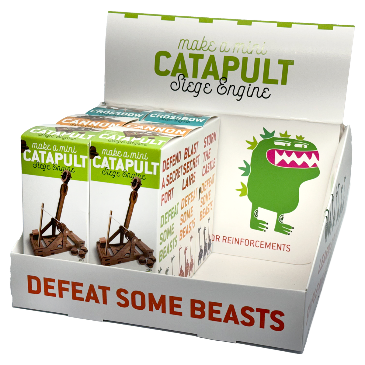 Mini Catapult : Wooden Engineering Model Building Kit