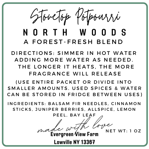 North Woods Simmer Pot Stovetop Spice