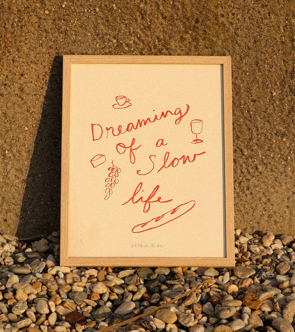 Dreaming of a Slow Life Art Print