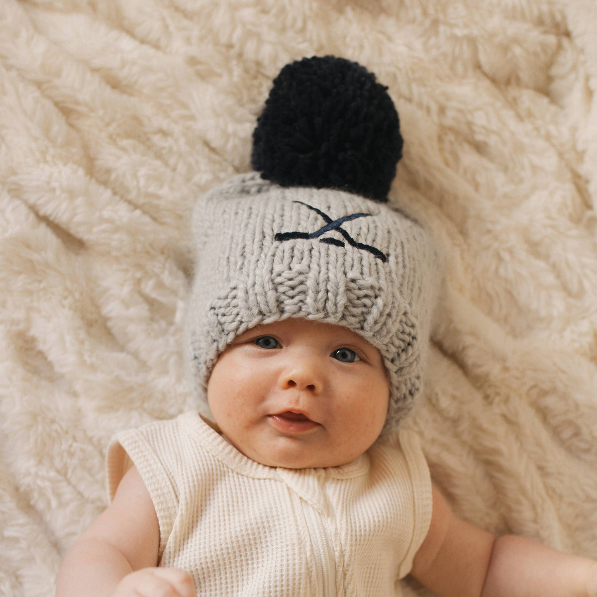 Hockey Beanie Hat Ice Grey Baby &amp; Kids