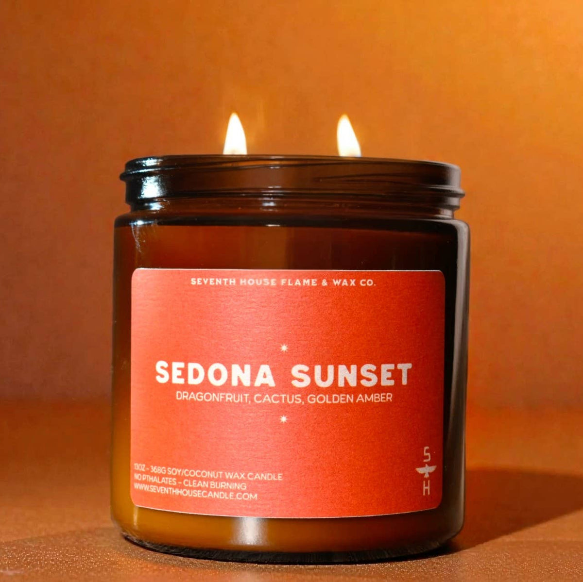 SEDONA SUNSET - Dragonfruit, Cactus, Peach Candle