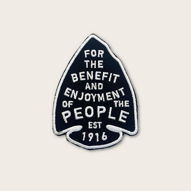 For The Benefit & Enjoyment Of The People - Iron On Patch