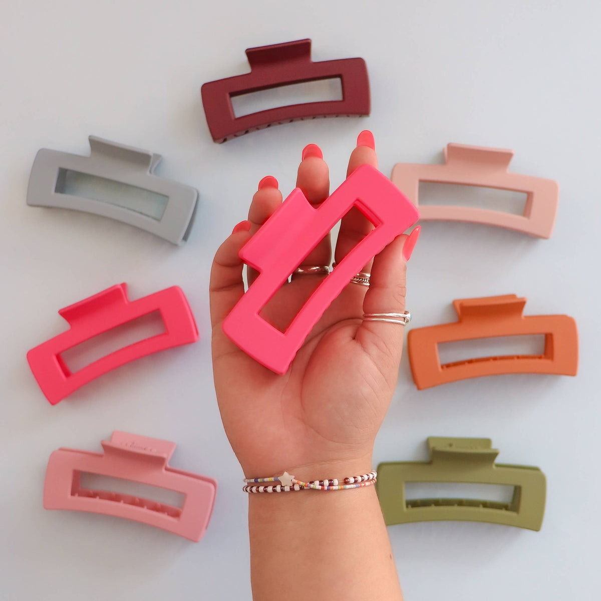 Rectangle Claw Clips