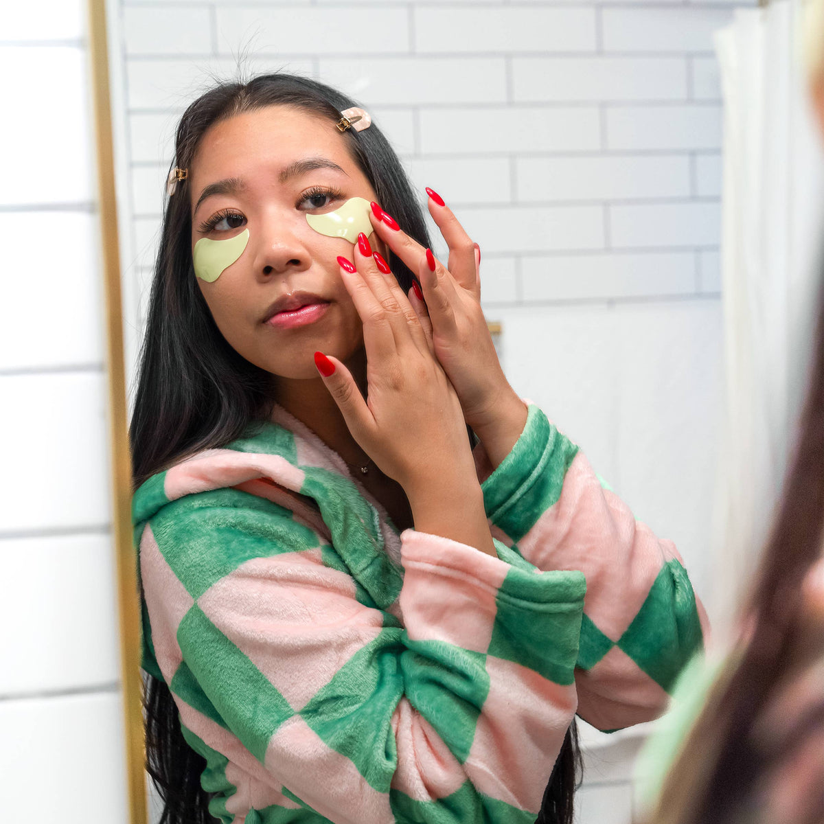 Strawberry Matcha Latte Depuffing &amp; Hydrating Eye Patches