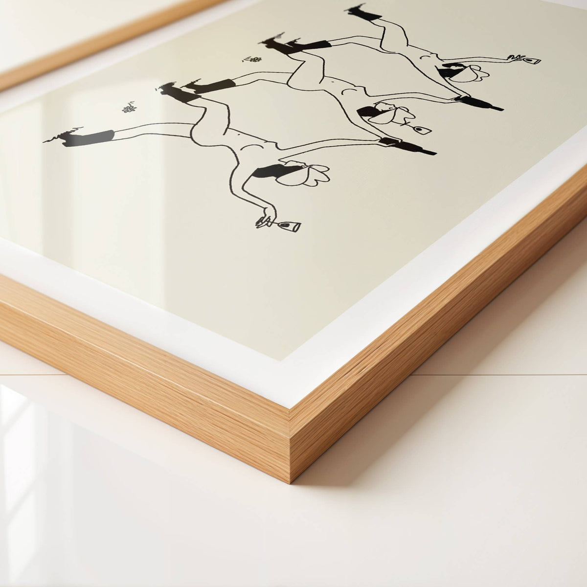 Western Wine Vintage Wall Art Print