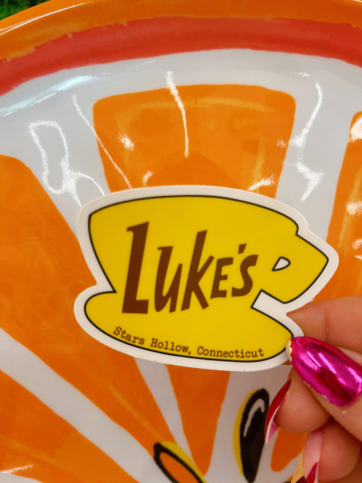 Luke’s Diner Gilmore Girls Waterproof Sticker