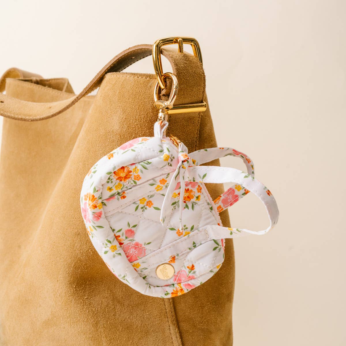 Itty Bitty Duffle Bag Charm–Endless Daydream Cream