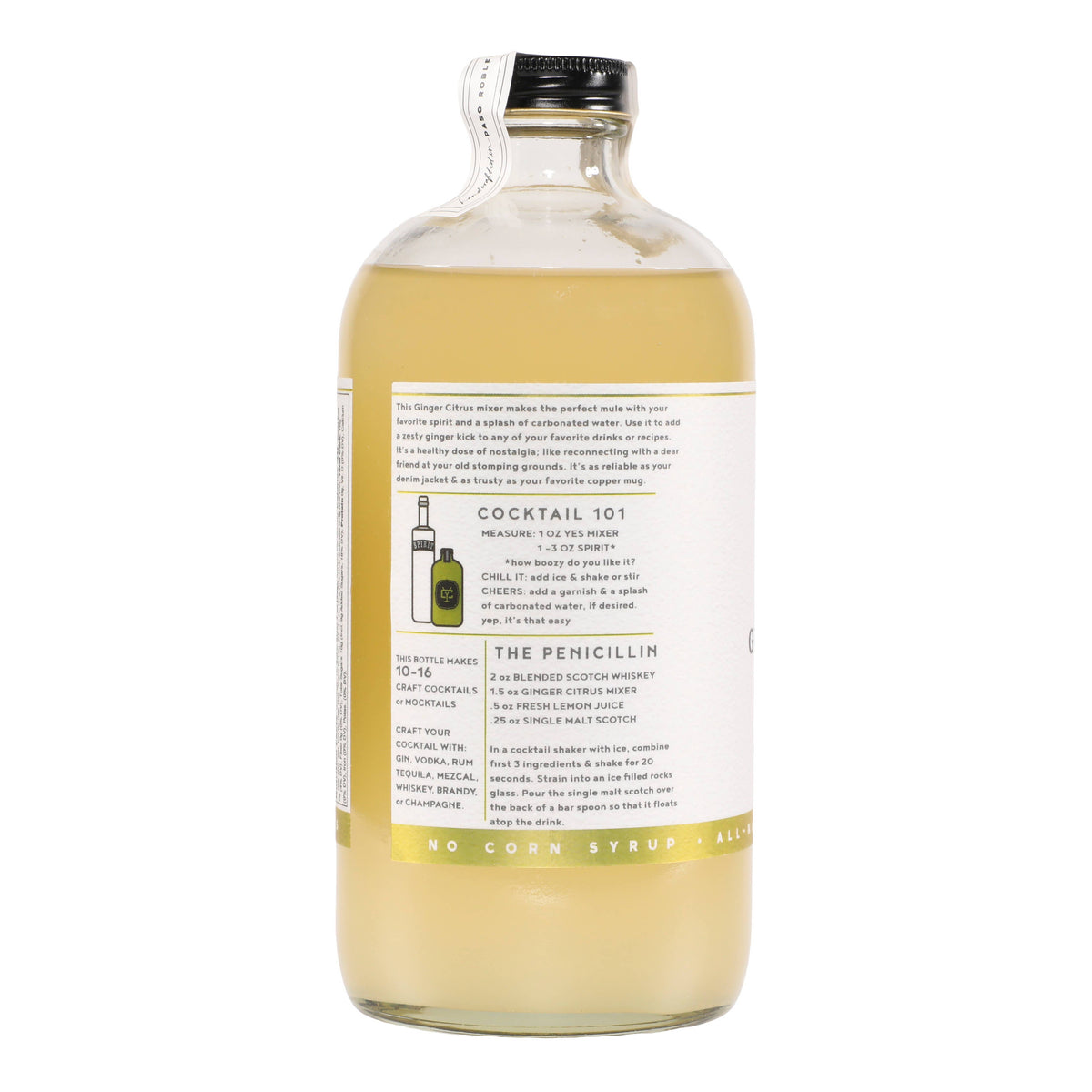 Summer Seasonal: Ginger Citrus Cocktail Mixer