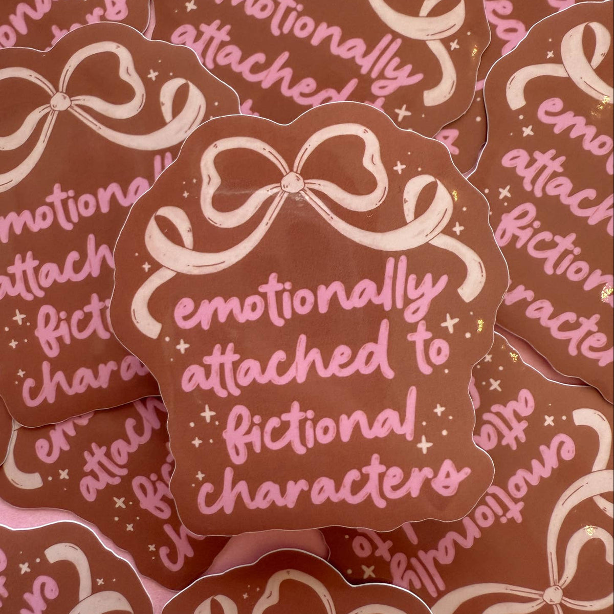 Emotionally Attached Bookish Sticker