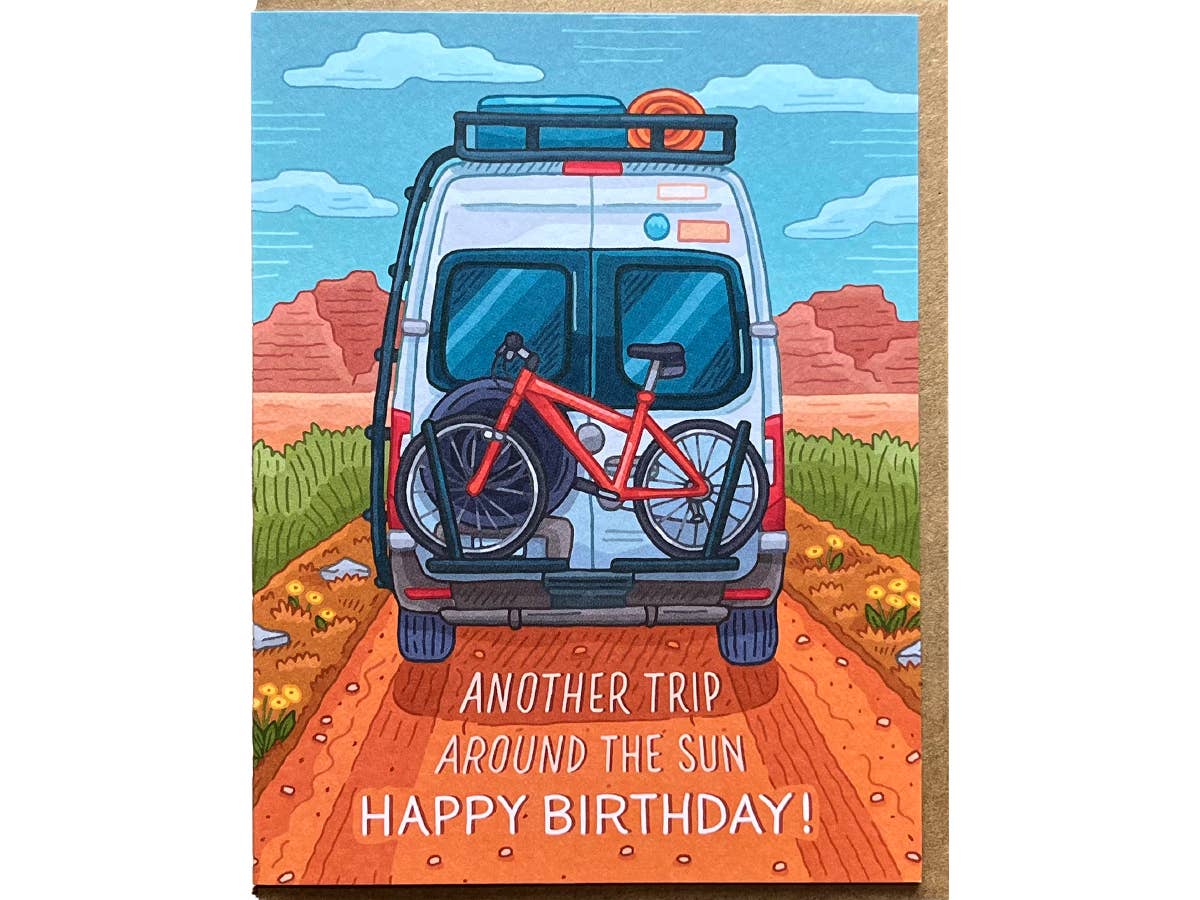 Birthday Van Trip Card