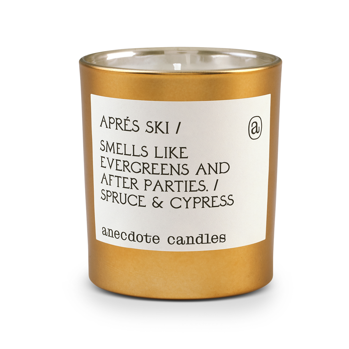 Apres Ski (Spruce & Cypress) Gold Tumbler Candle