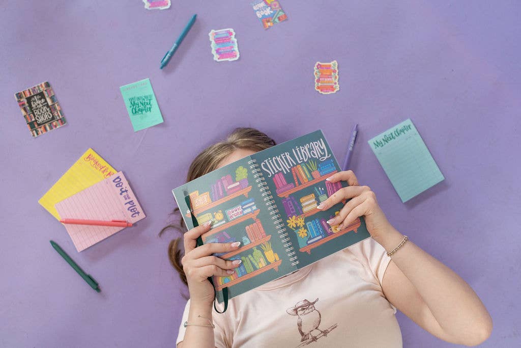 Bookish Babe Reading Jotter Colored Gel Pen Gift Set