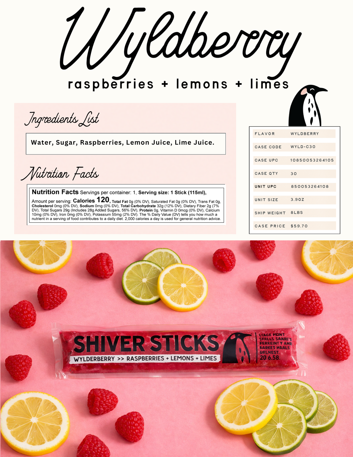 Wyldberry : Raspberries + Lemons + Lime