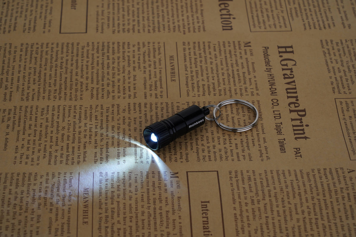 Mini LED Flashlight Keychain