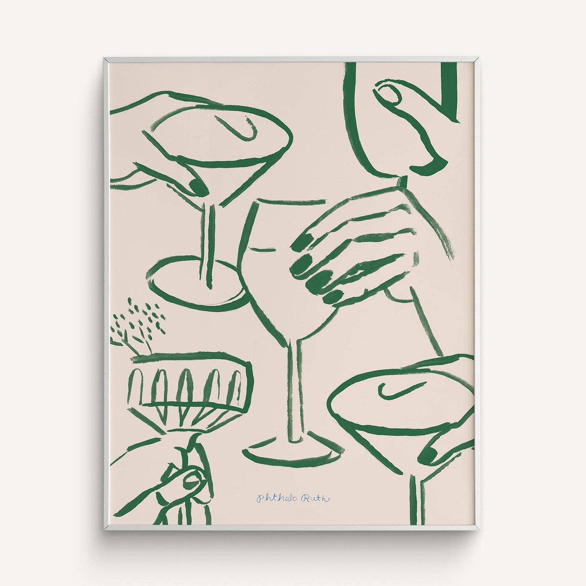 Cheers Cocktail Print