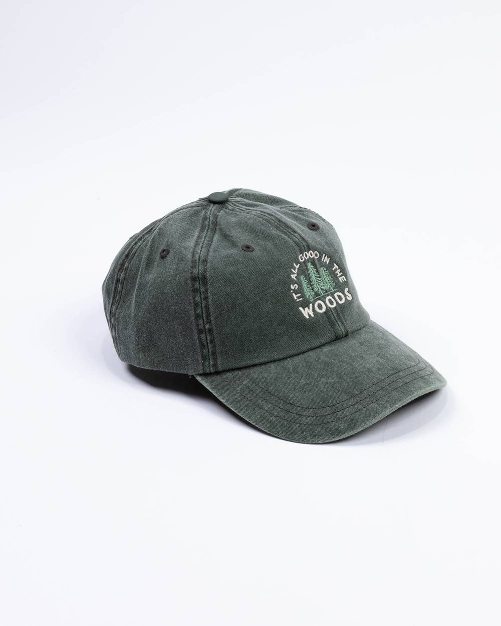 Good in the Woods Dad Hat | Faded Forest