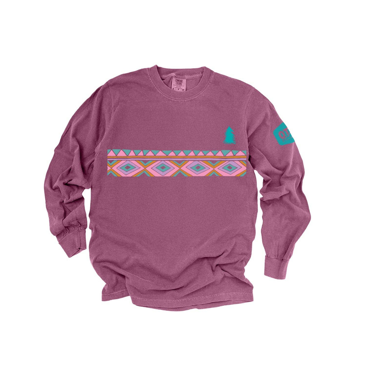 Tribal Pine Long Sleeve Tee
