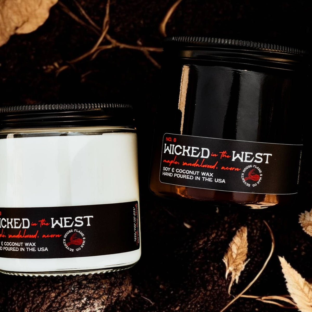 Wicked in the West - Maple, Acorn, Sandalwood Candle