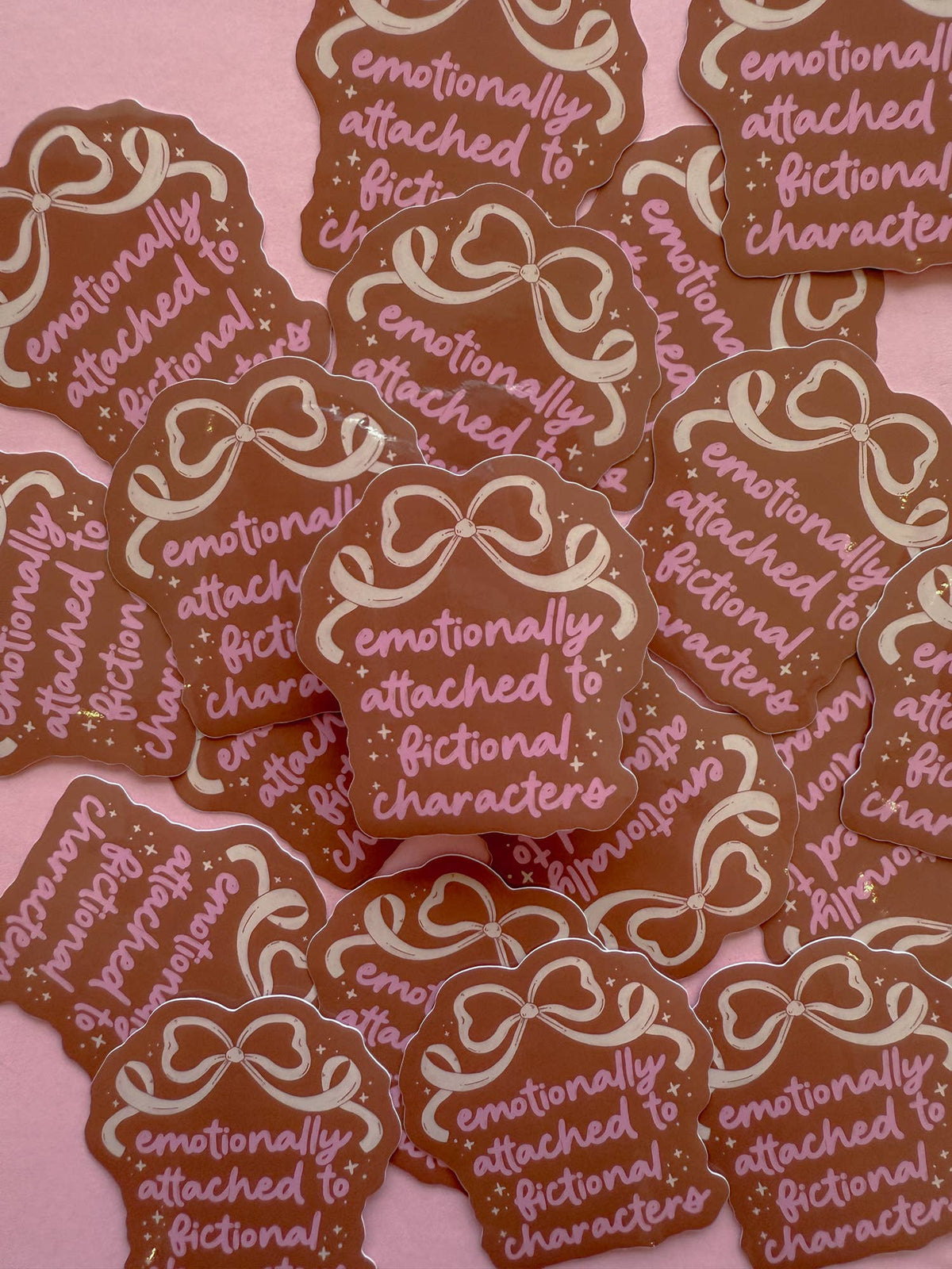 Emotionally Attached Bookish Sticker