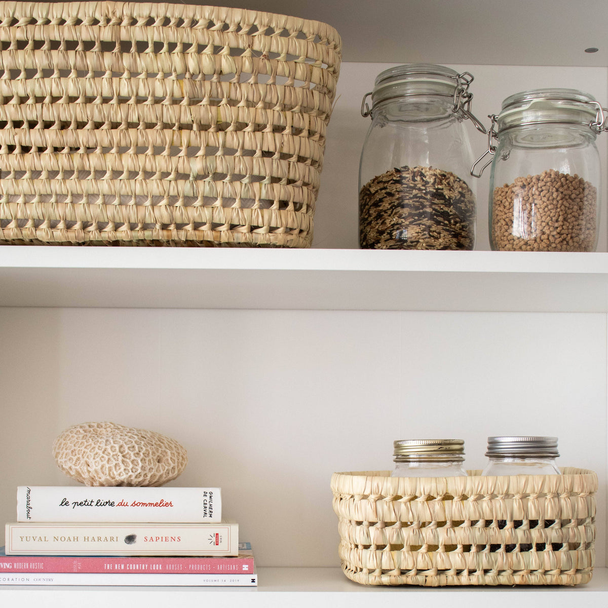 Open Weave Storage Basket