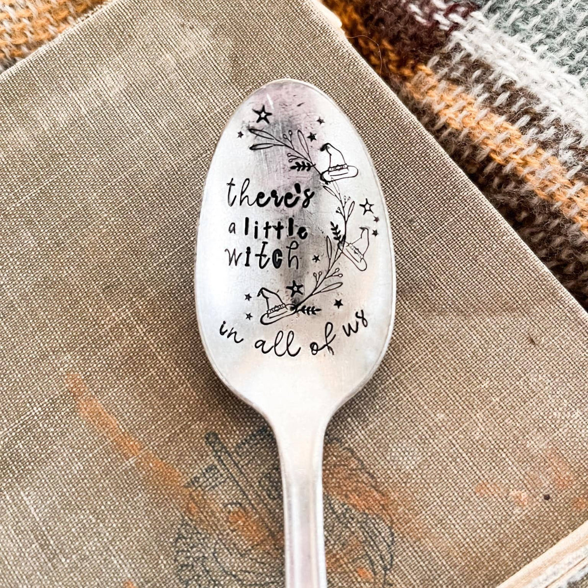 There’s A Little Witch In All Of Us Vintage Stamped Spoon