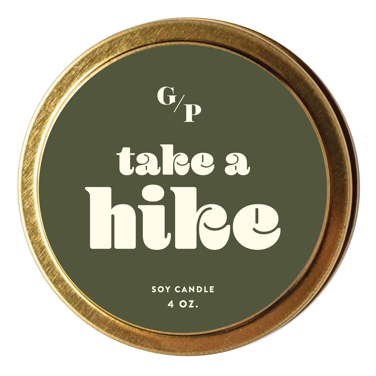 Take A Hike 4 oz. Candle Tin