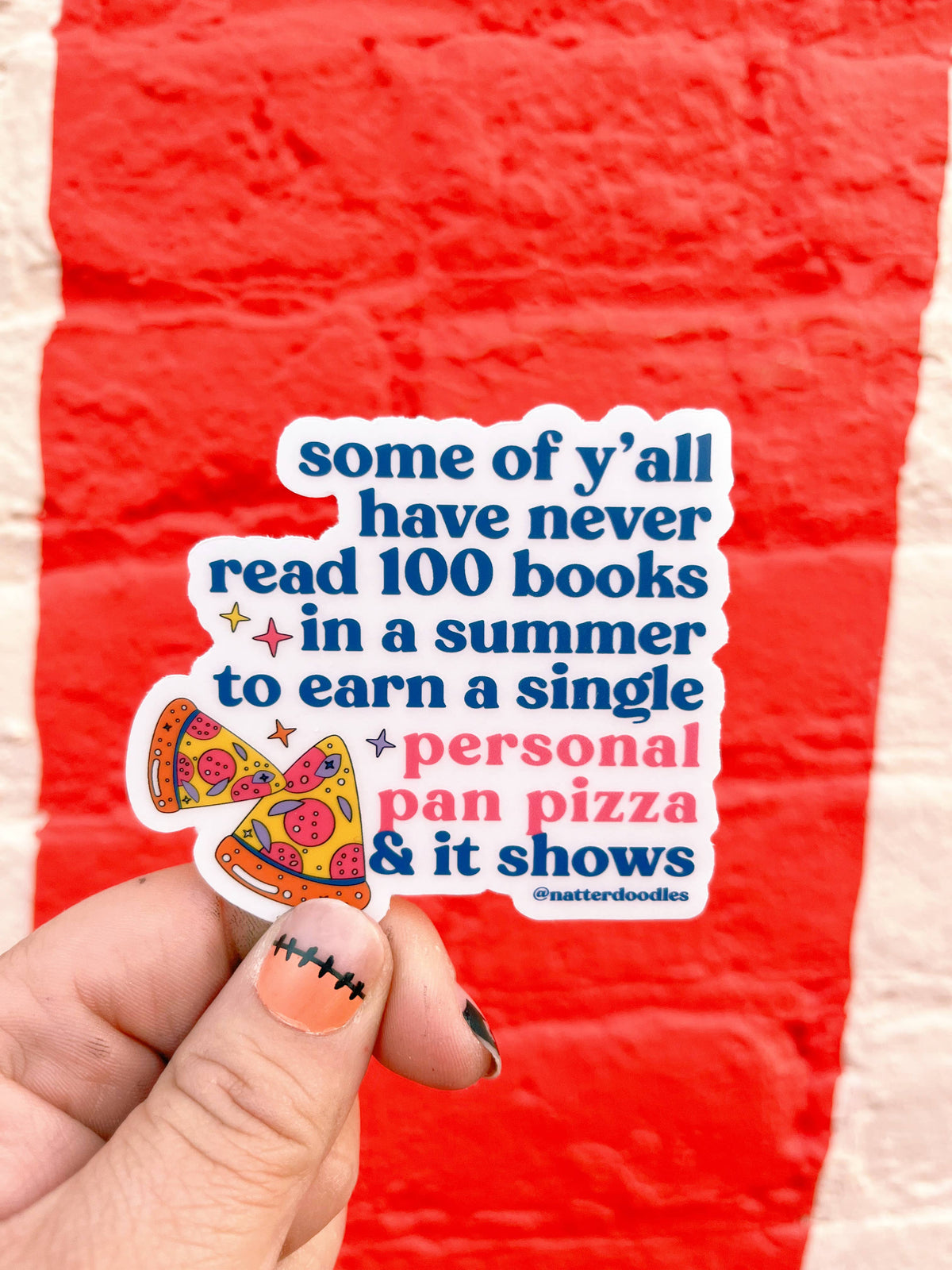 Personal Pan Pizza Viral Sticker