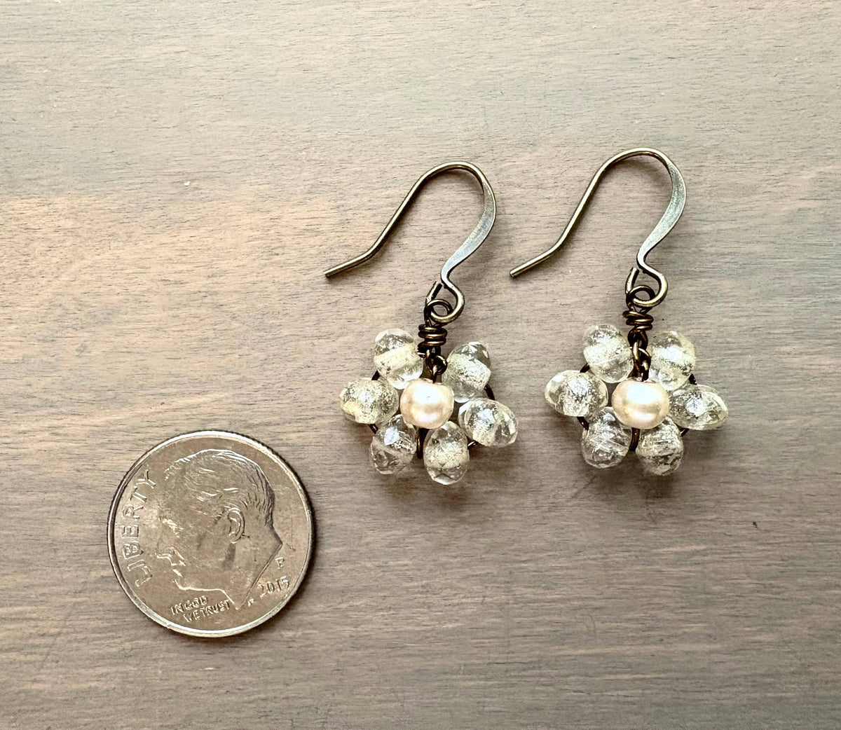 Beach Bloom Earrings In Opal