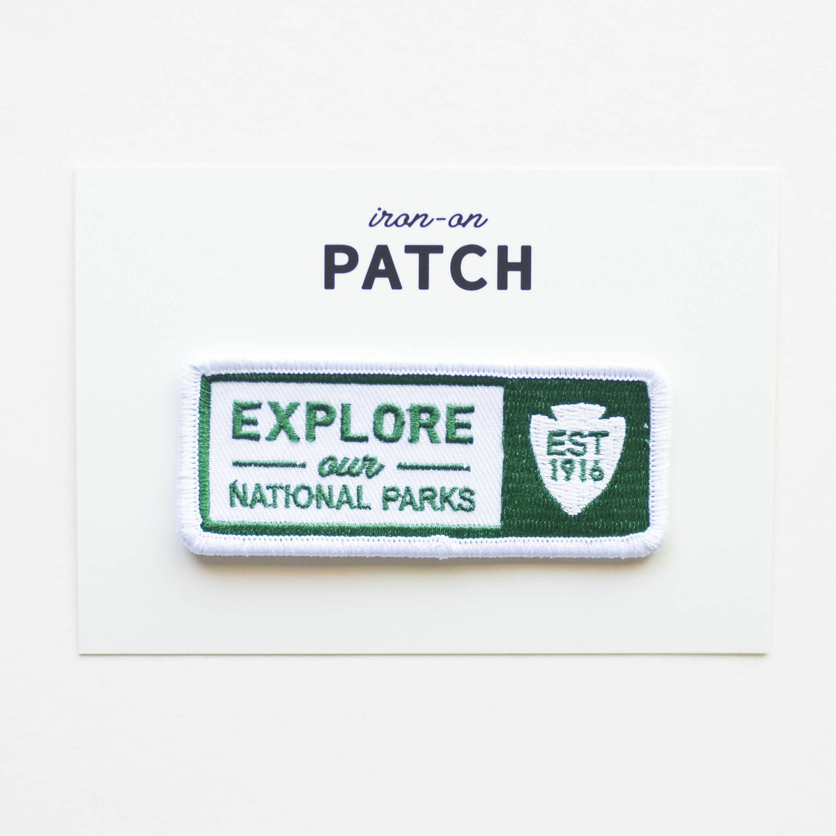 Explore Our National Parks Iron on Patch