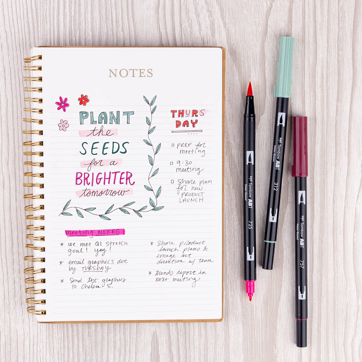 Dual Brush Pen Art Markers – Very Berry