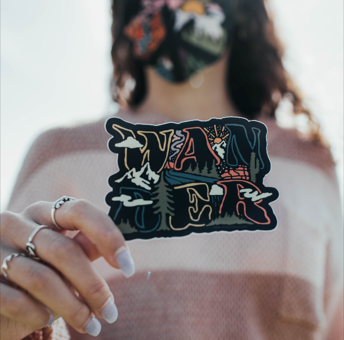 Wander Sticker