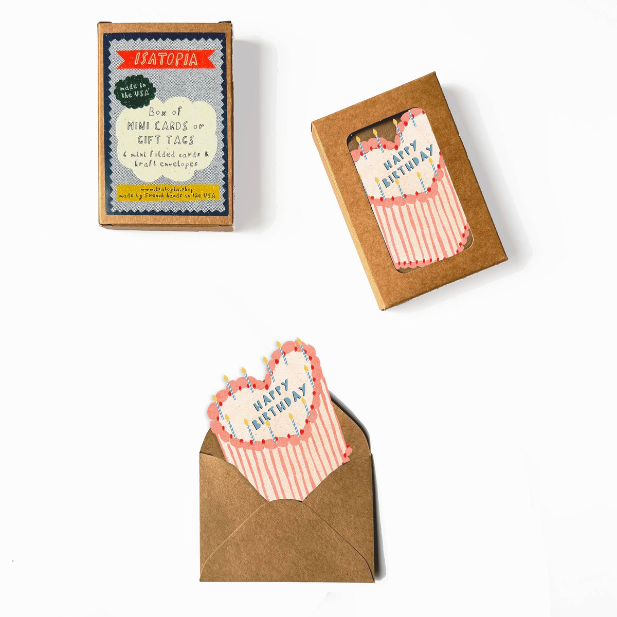 Heart Cake Mini Cards