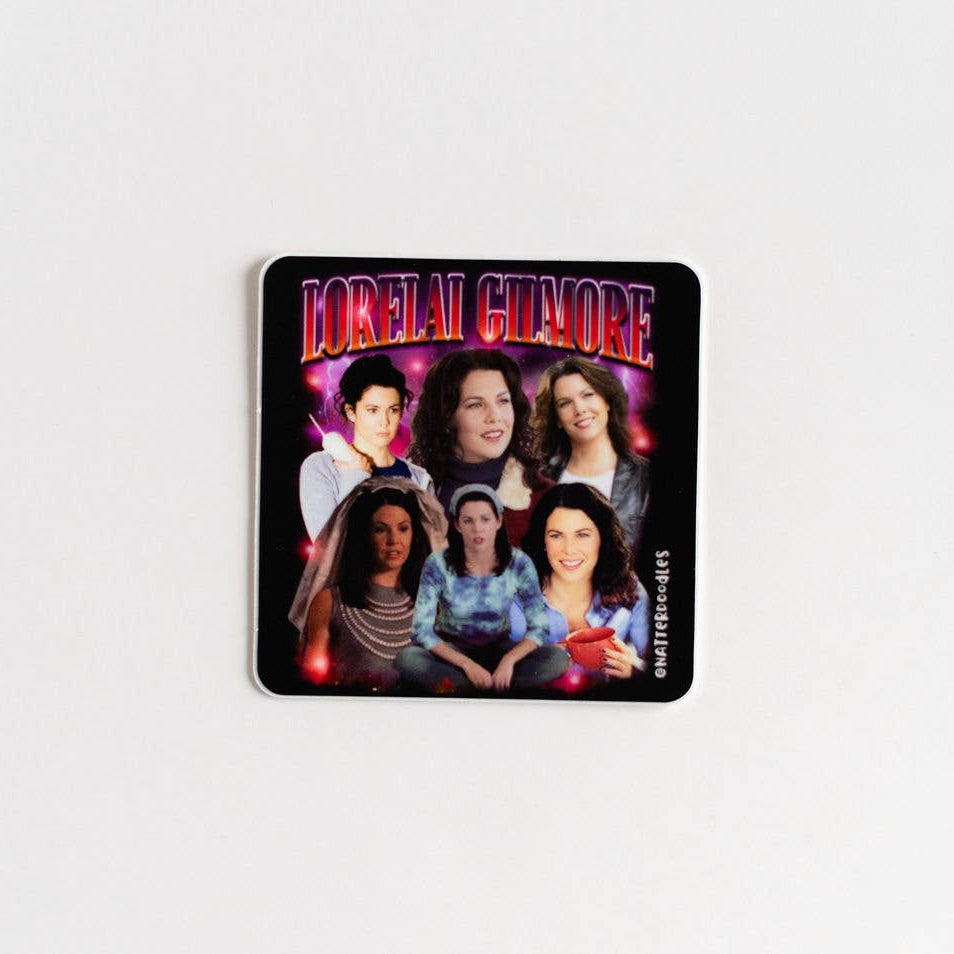 Lorelai Gilmore Girls Sticker – Vinyl Decal for Coffee Lover