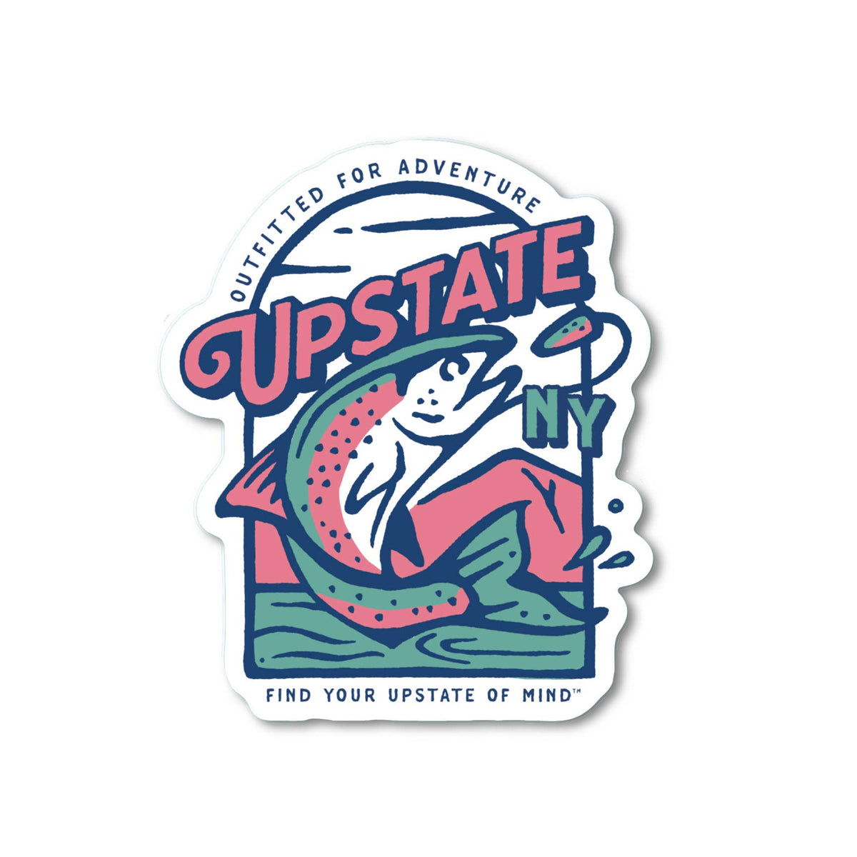 Rainbow Trout Upstate Sticker