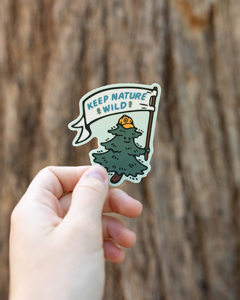 Happy Camper Pine | Sticker