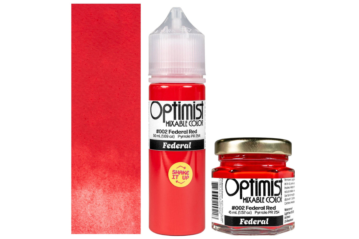Optimist Pigment Ink, #002 Federal Red
