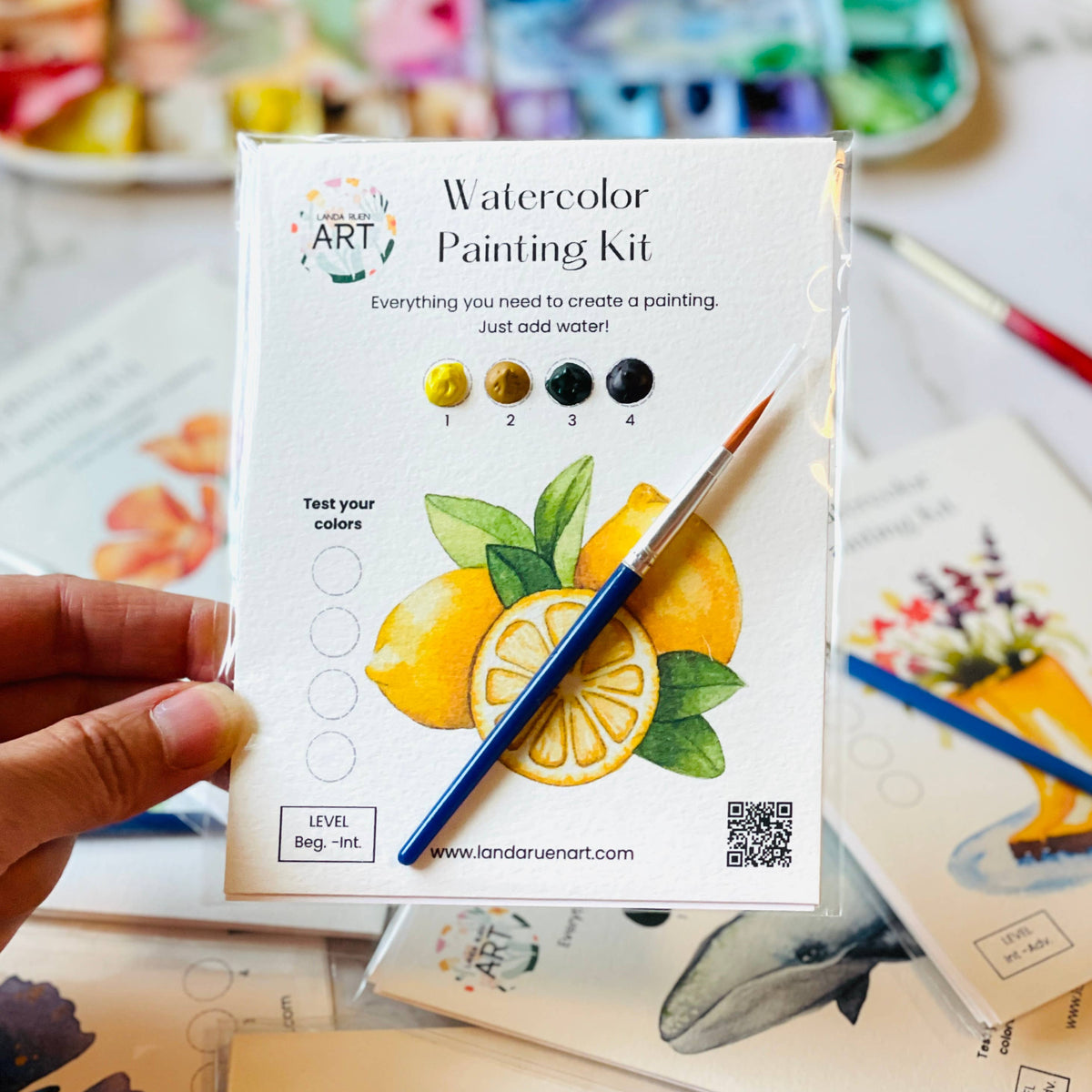 Lemons Watercolor Kit