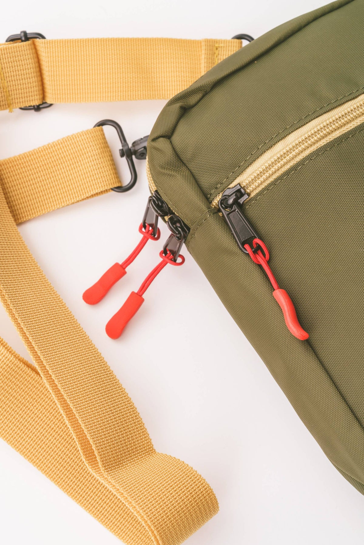 Recycled Crossbody Bag | Olive/Khaki