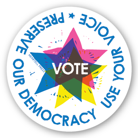 Eco Friendly Use Your Voice Sticker