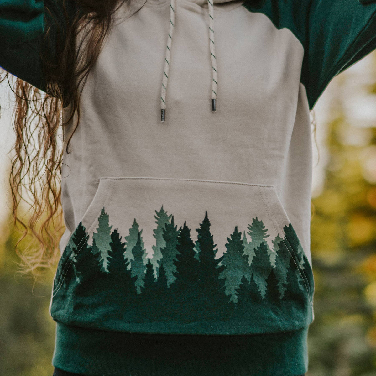 Fading Forest Organic Hoodie