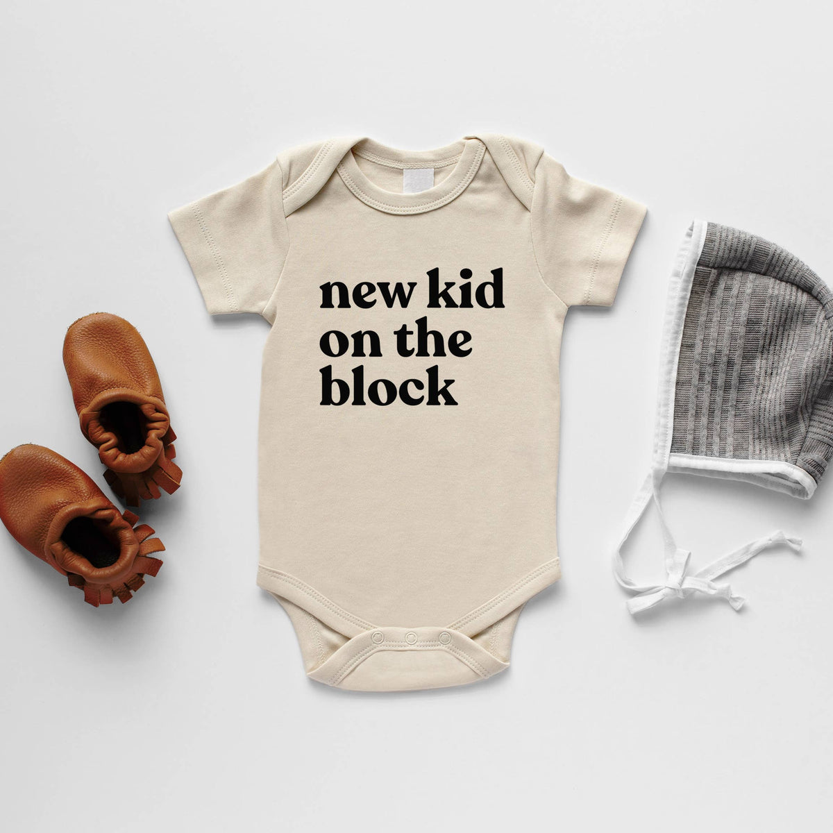 New Kid On The Block Organic Baby Bodysuit