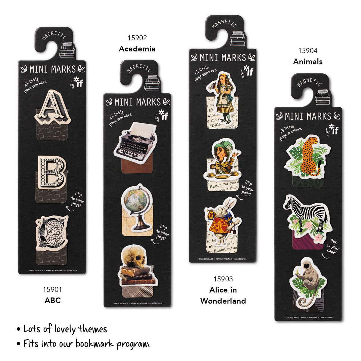 Mini-Marks Magnetic Bookmarks