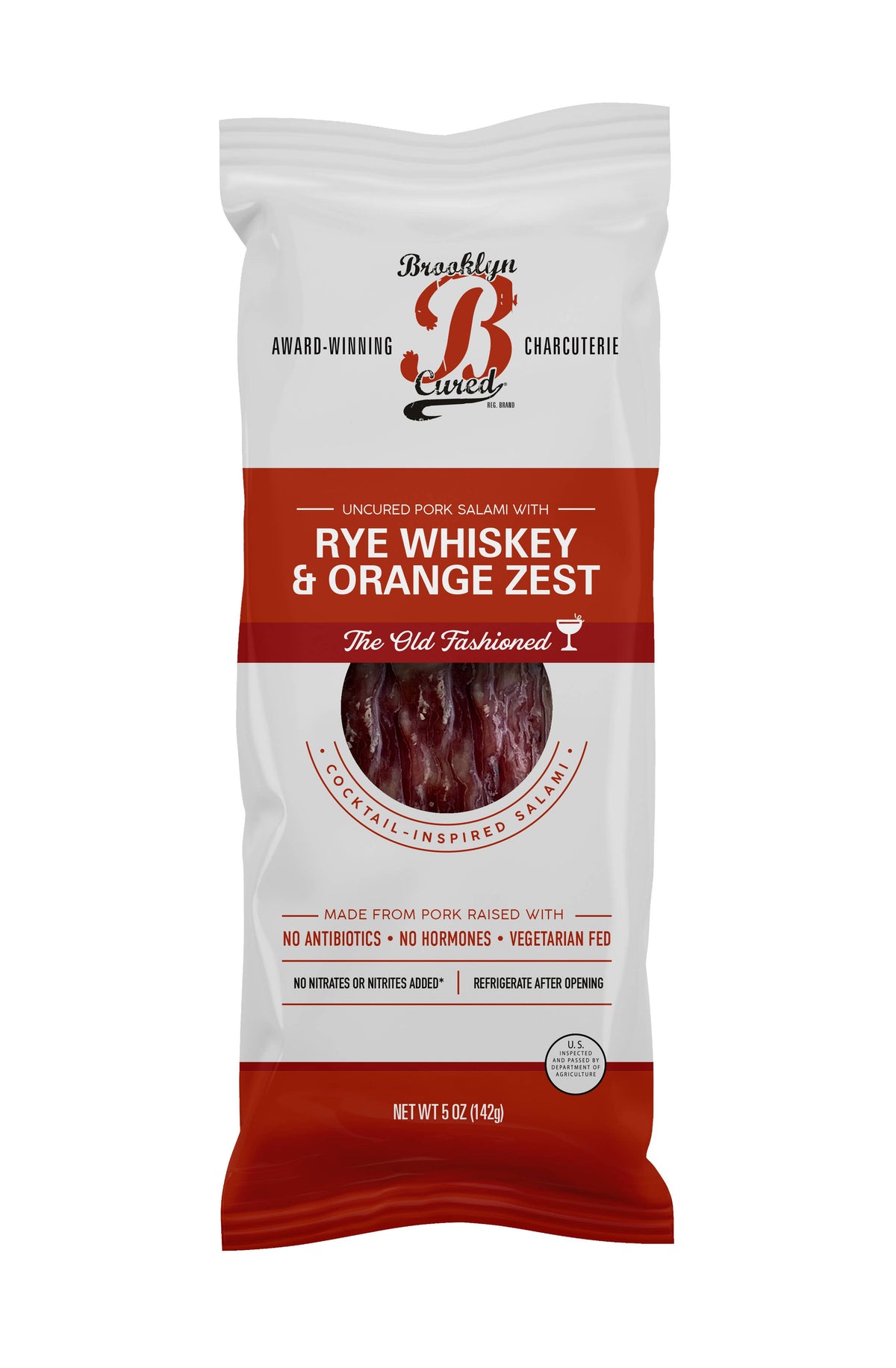 Pork Salami with Rye Whiskey and Orange (The OId Fashioned)