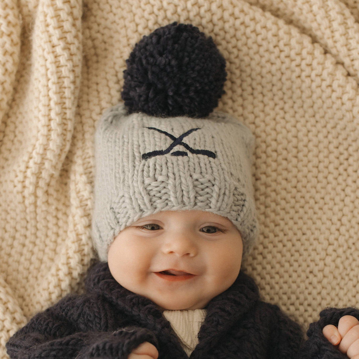 Hockey Beanie Hat Ice Grey Baby &amp; Kids