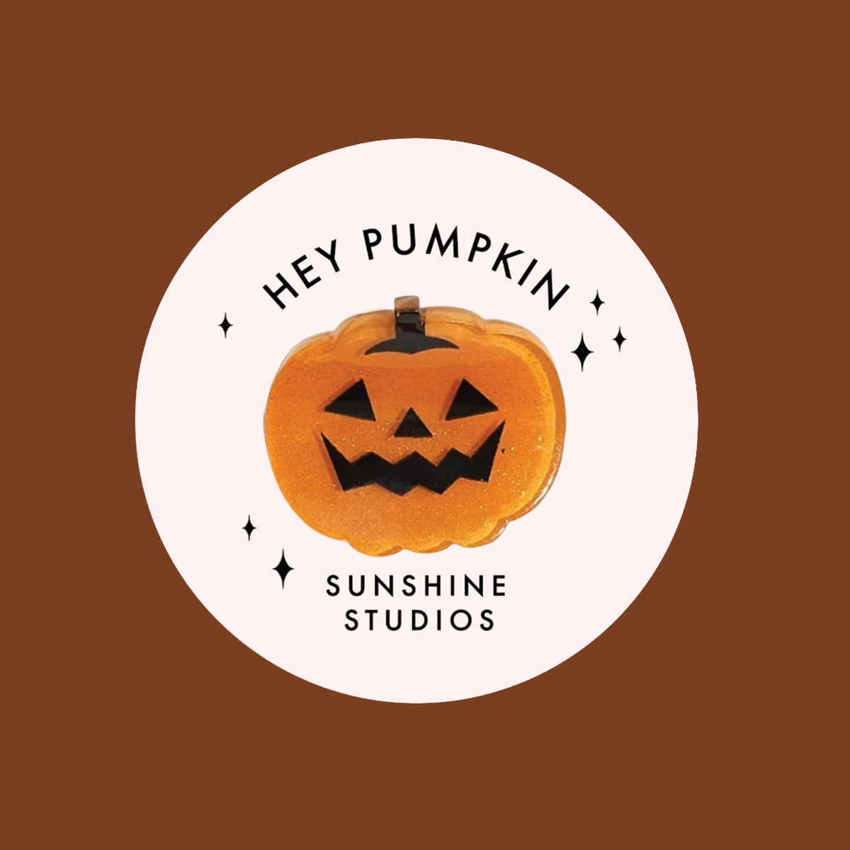 Hey Pumpkin! Mini Pumpkin Hair Clip | Halloween