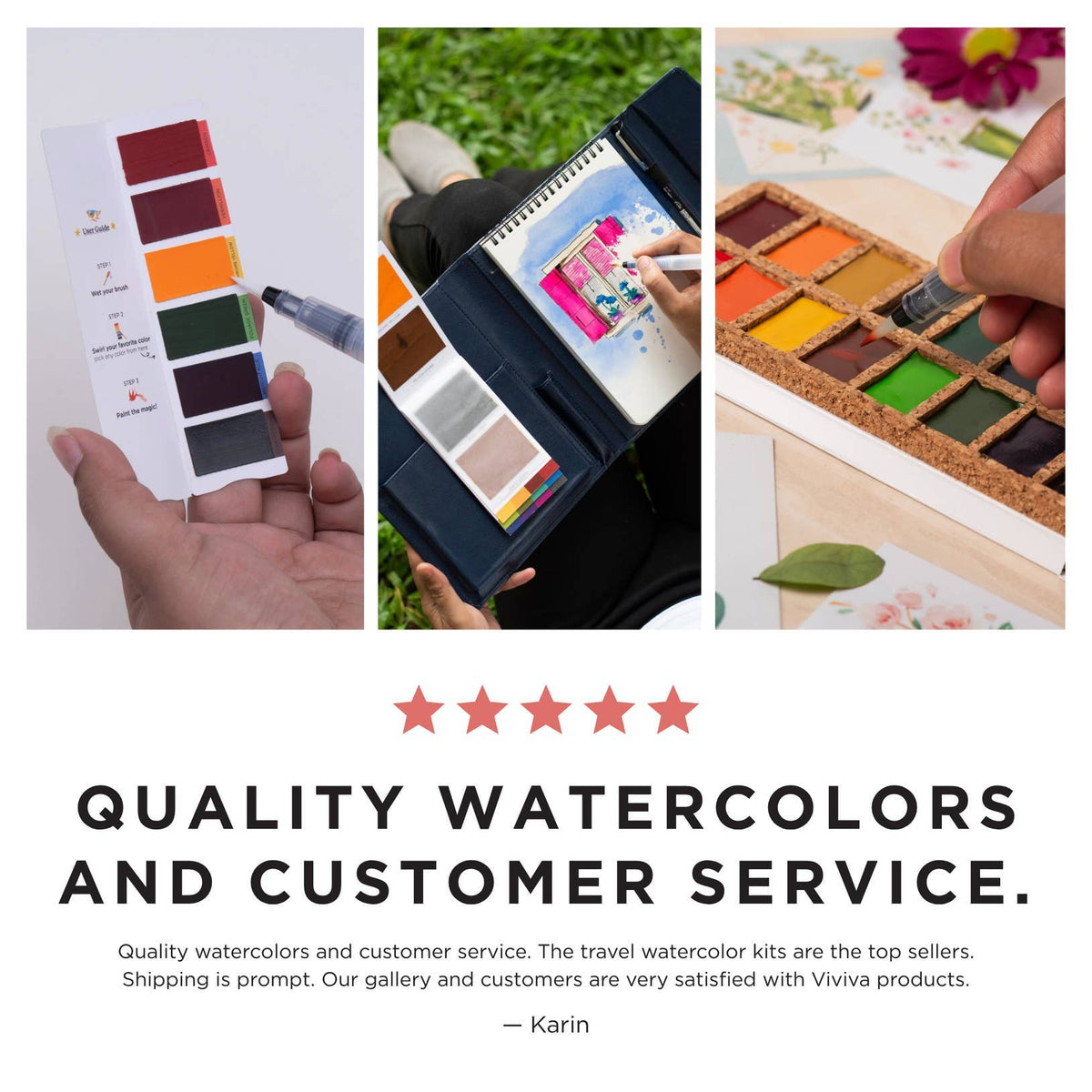 A6 Cotton Sketchbook | Watercolor Paper | Travel Journal